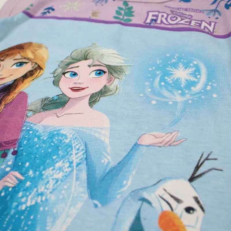 Tricou copii 100% bumbac, mov, Happy, Frozen