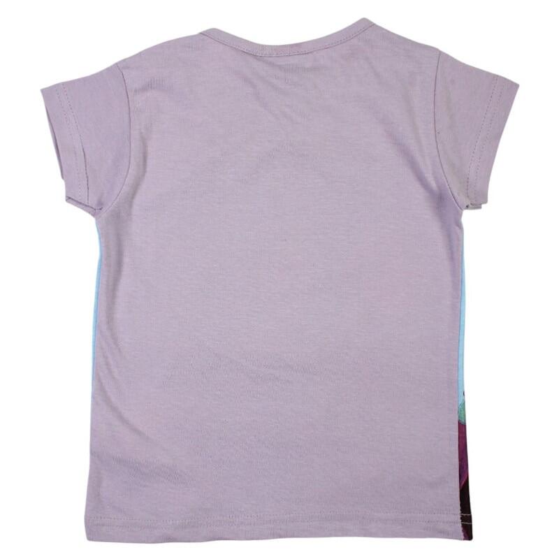 Tricou copii 100% bumbac, mov, Happy, Frozen