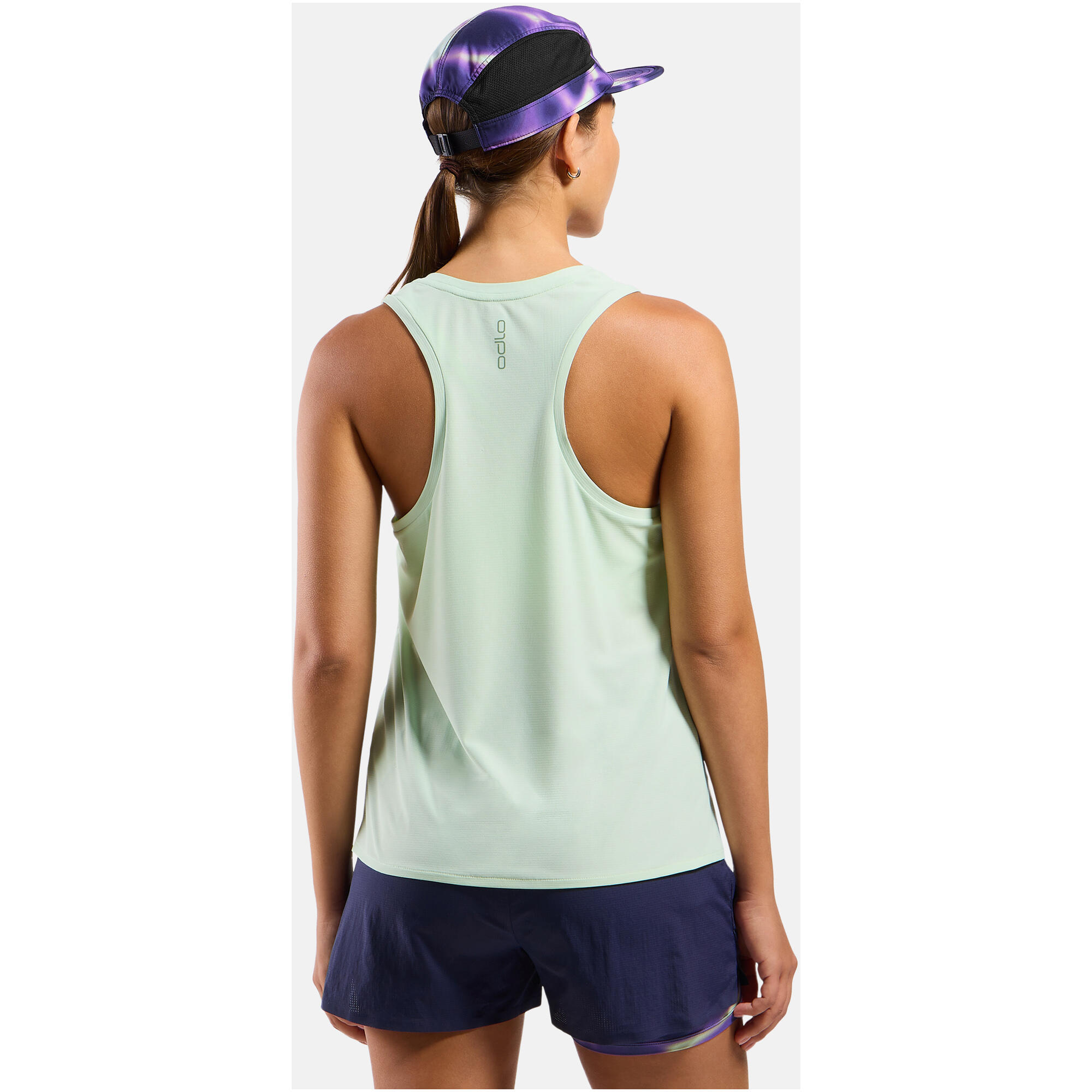 Koszulka bez rękawów damska Odlo ZEROWEIGHT CHILL-TEC Tank crew neck 2/7
