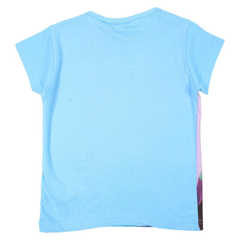 Tricou copii 100% bumbac, albastru, Happy Days, Frozen
