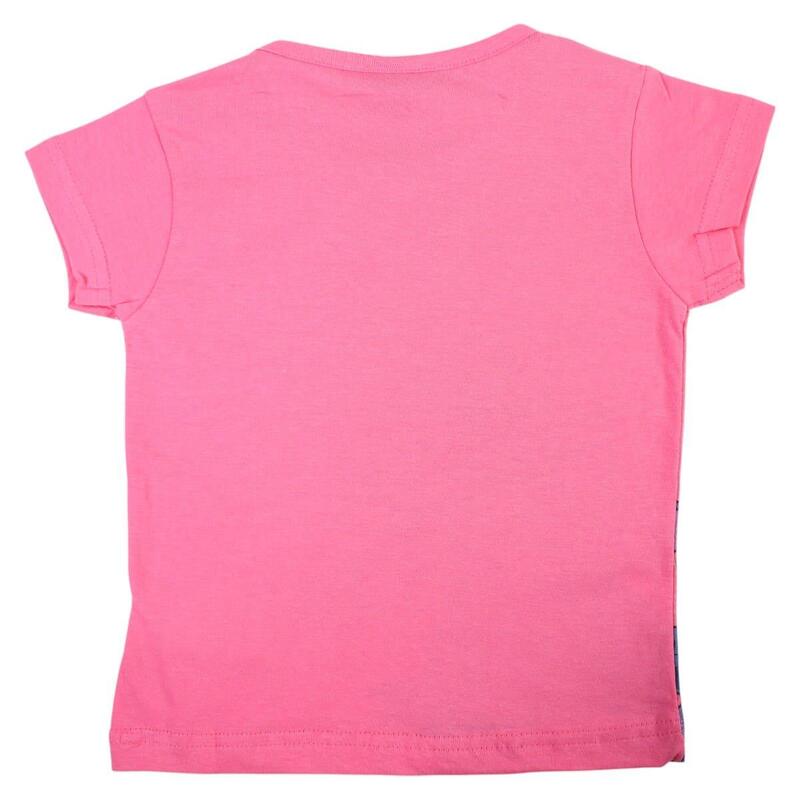 Tricou copii 100% bumbac, roz, Happy, Stitch