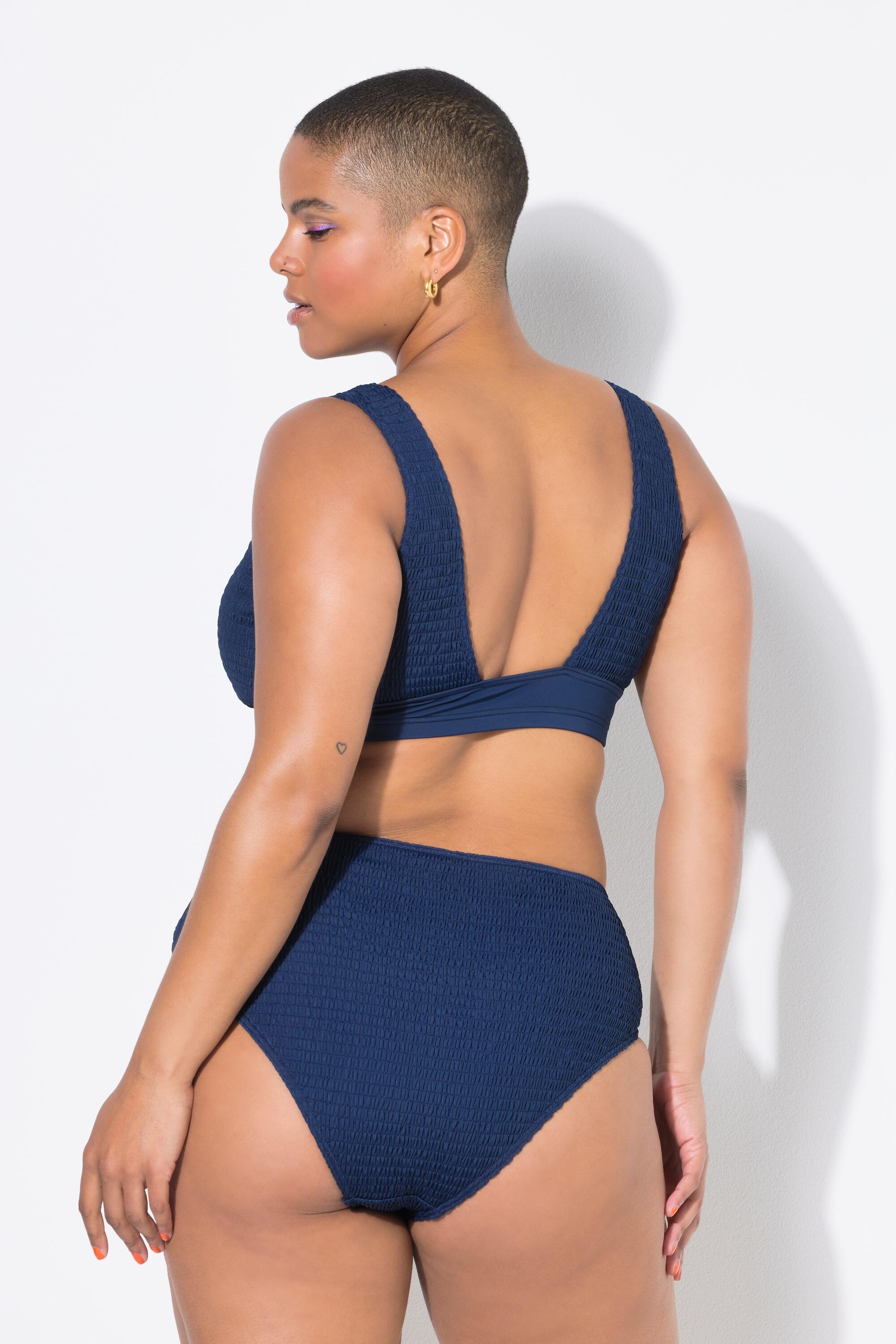 Femme Bas de bikini taille haute texture raffinée 2/6