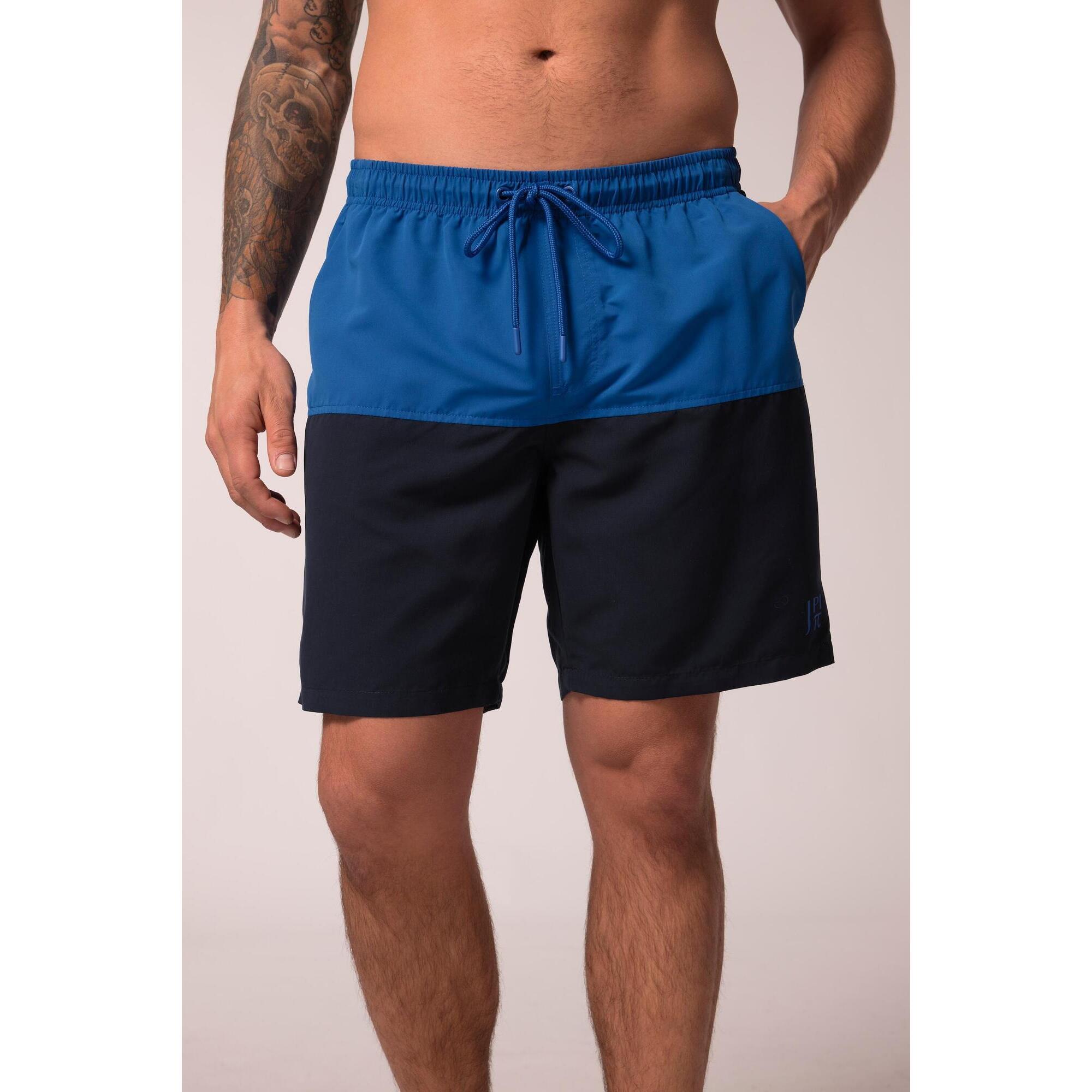 Jay-pi - Hommes Short De Bain Taille Élastique - Boxer De Bain - Bleu - Decathlon