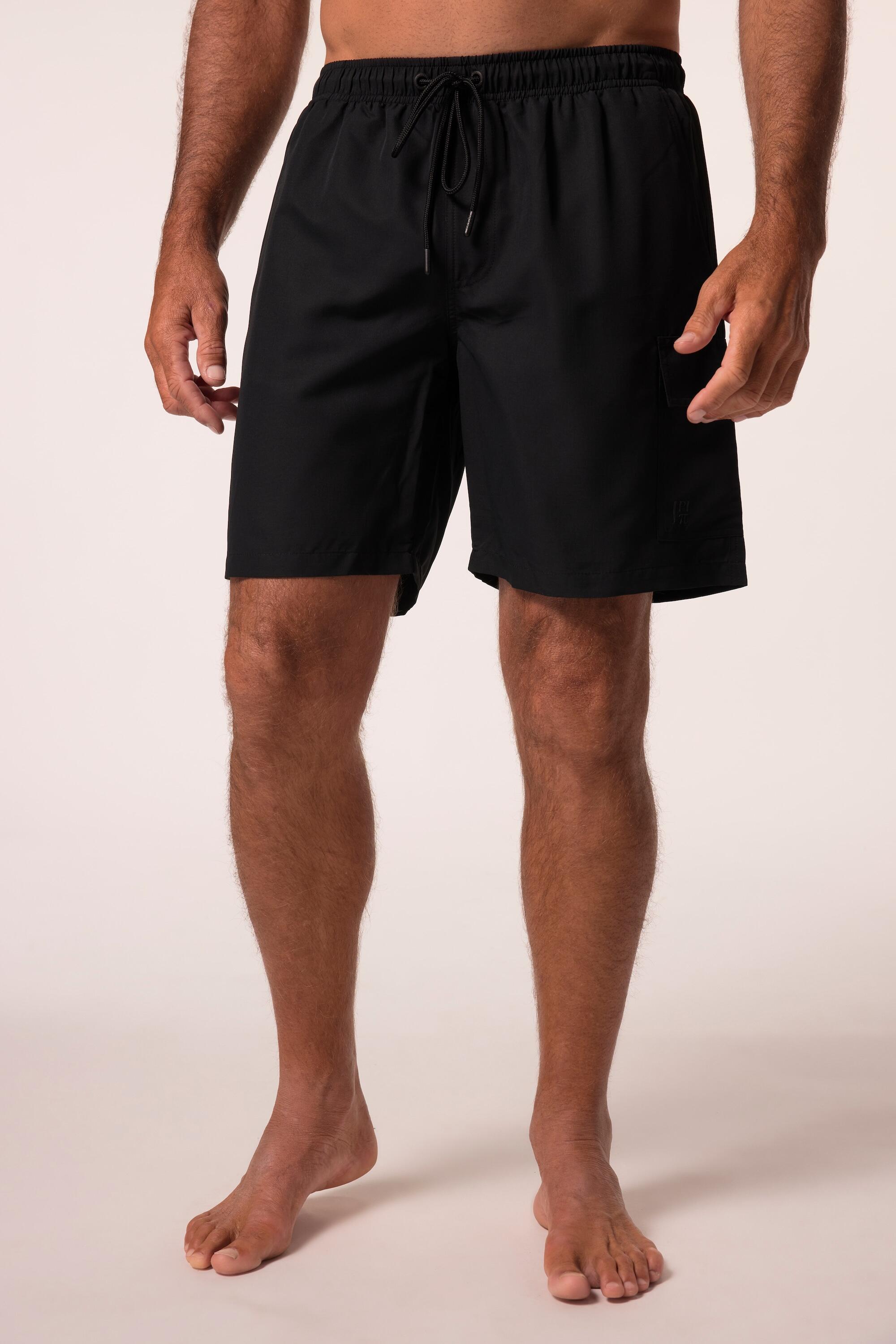 JAY-PI JAY-PI Men's Swim Shorts Plus Size 100% Polyester Black