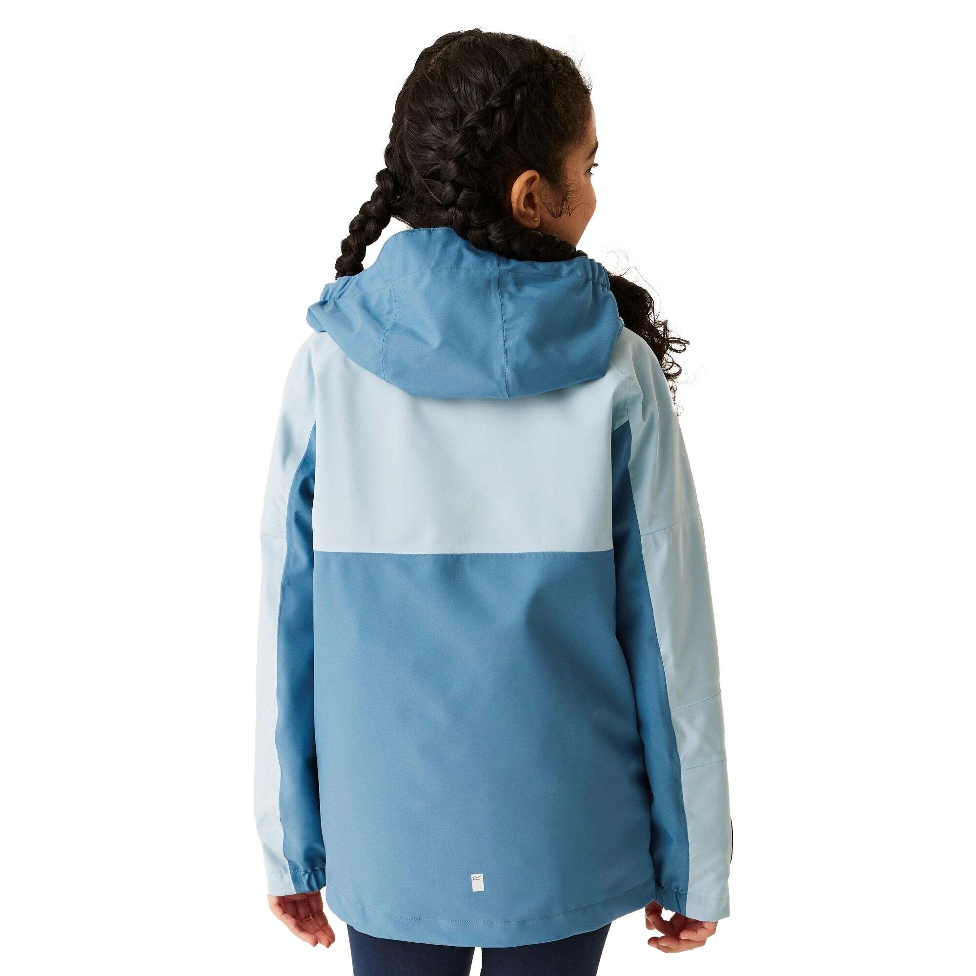 Girls Trekktain 3 in 1 Waterproof Jacket (Coronet Blue/Clear Sky) 3/5