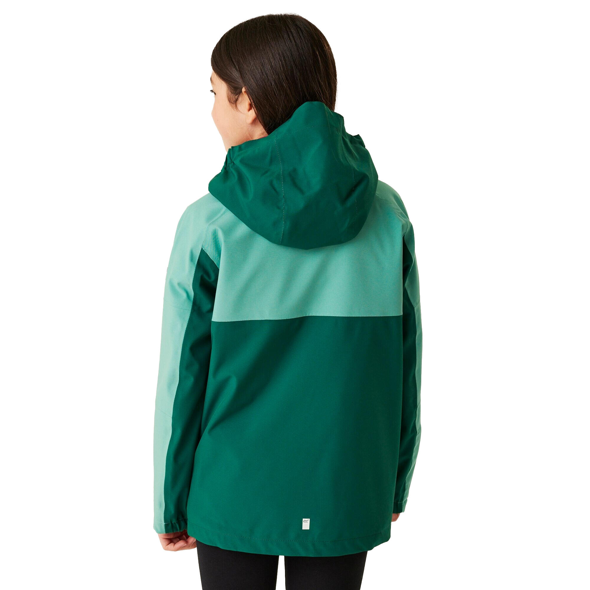 "Trekktain" Jacke, wasserfest 3 in 1 für Mädchen Kinder Regenwald/Grün 3/5