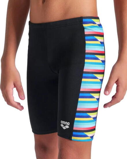 Spodenki do pływania Arena Stripe czarne - jammery