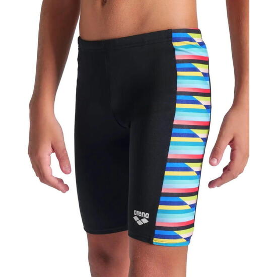Spodenki do pływania Arena Stripe czarne - jammery