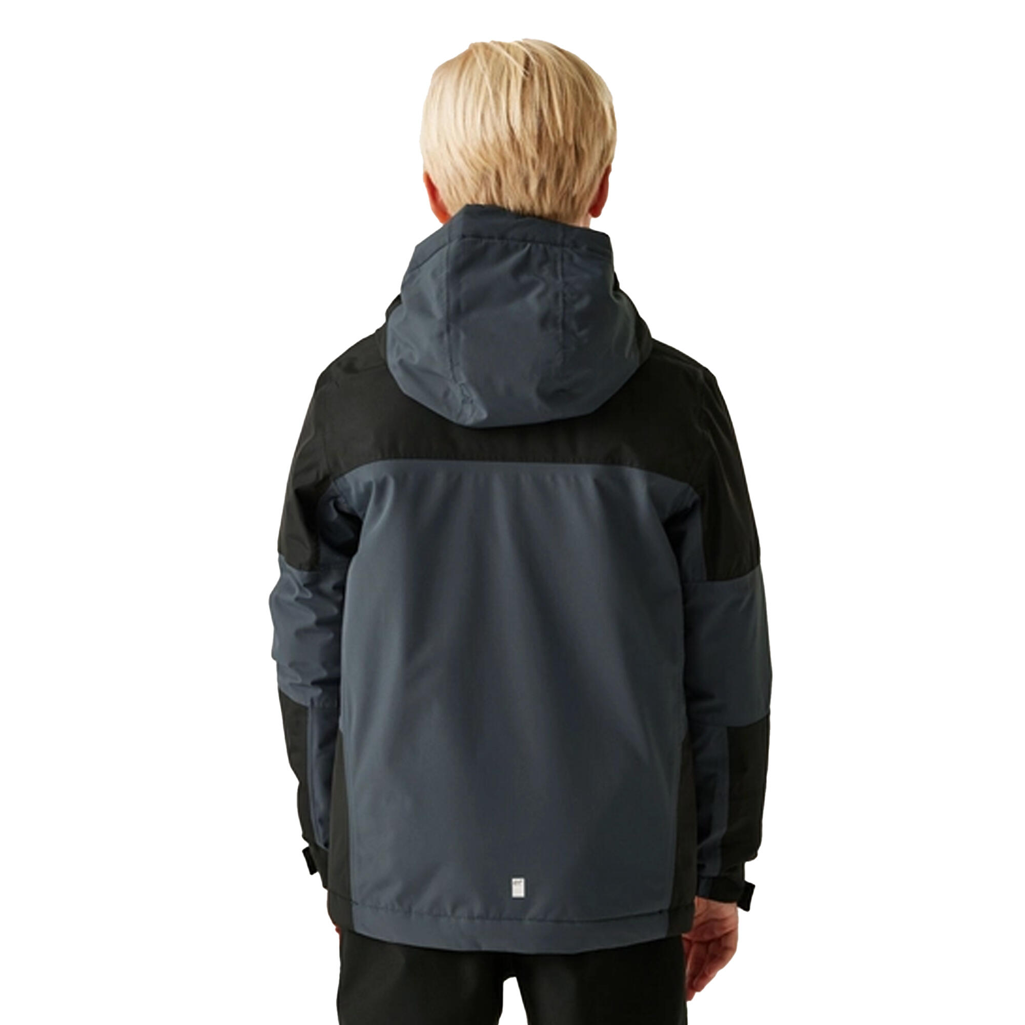 Kinderen/Kinderen Beamz IV Waterdichte Jas (Afdichting Grijs/Zwart) 3/5
