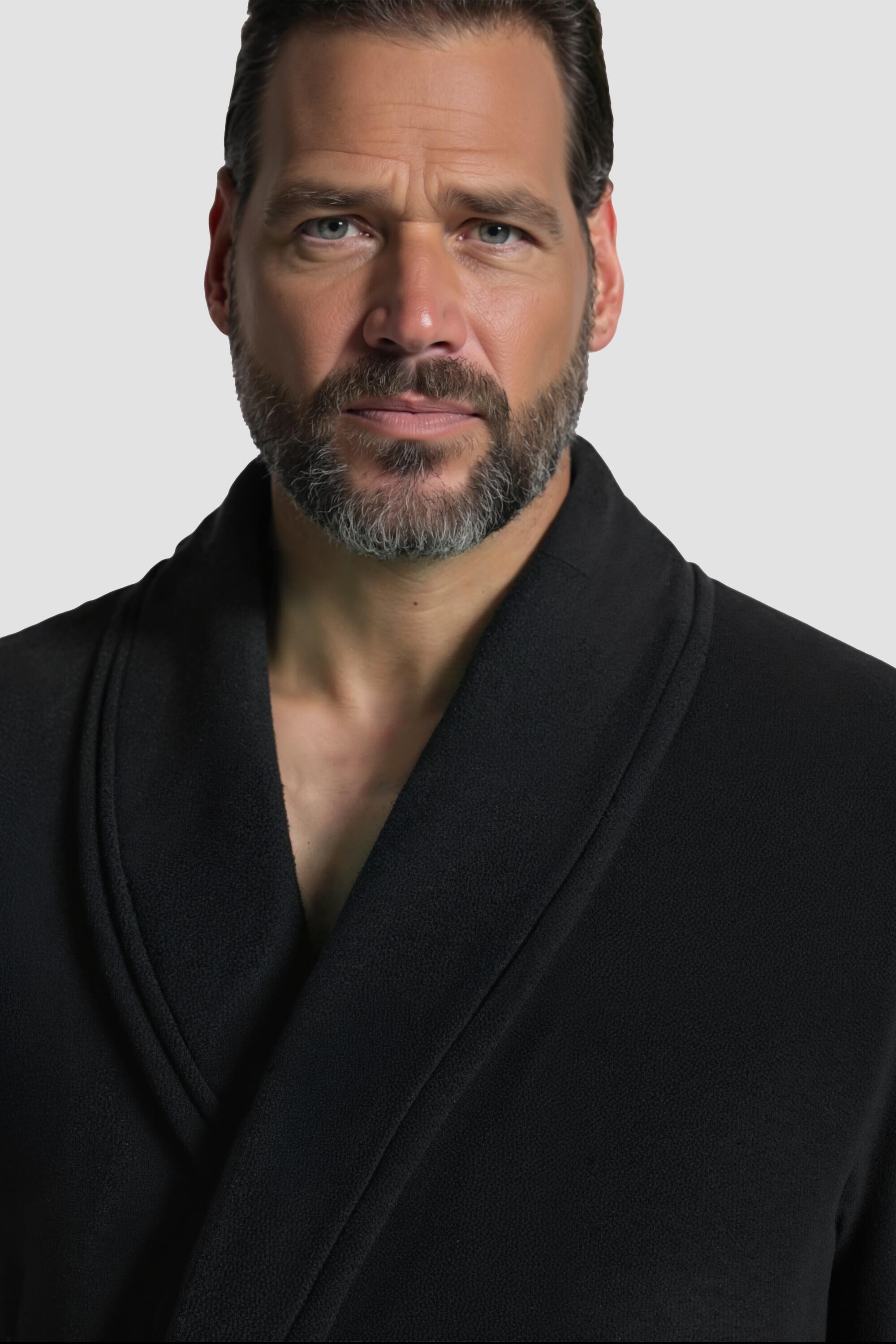 Hommes Peignoir en tissu éponge col châle collection Homewear 2/6