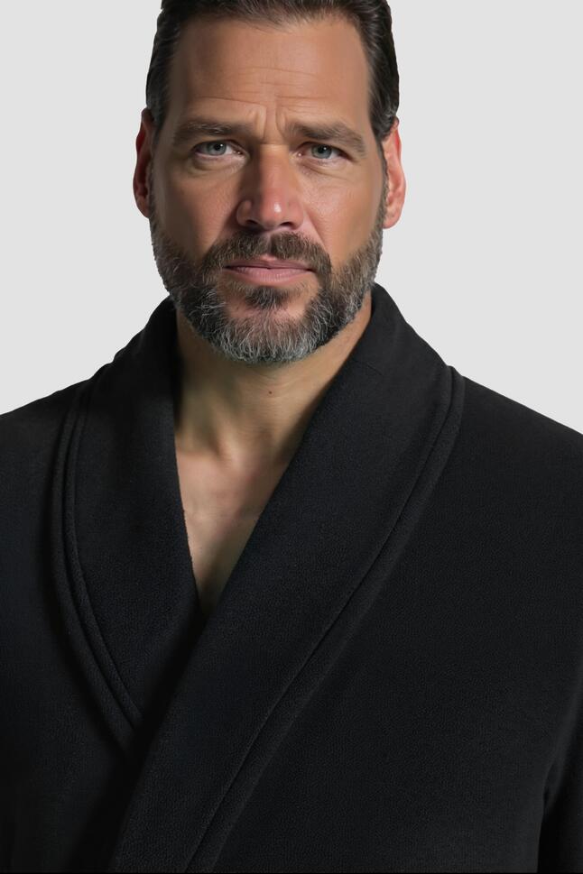 Męski Szlafrok odzież domowa kołnierz szalowy frotte do 8XL