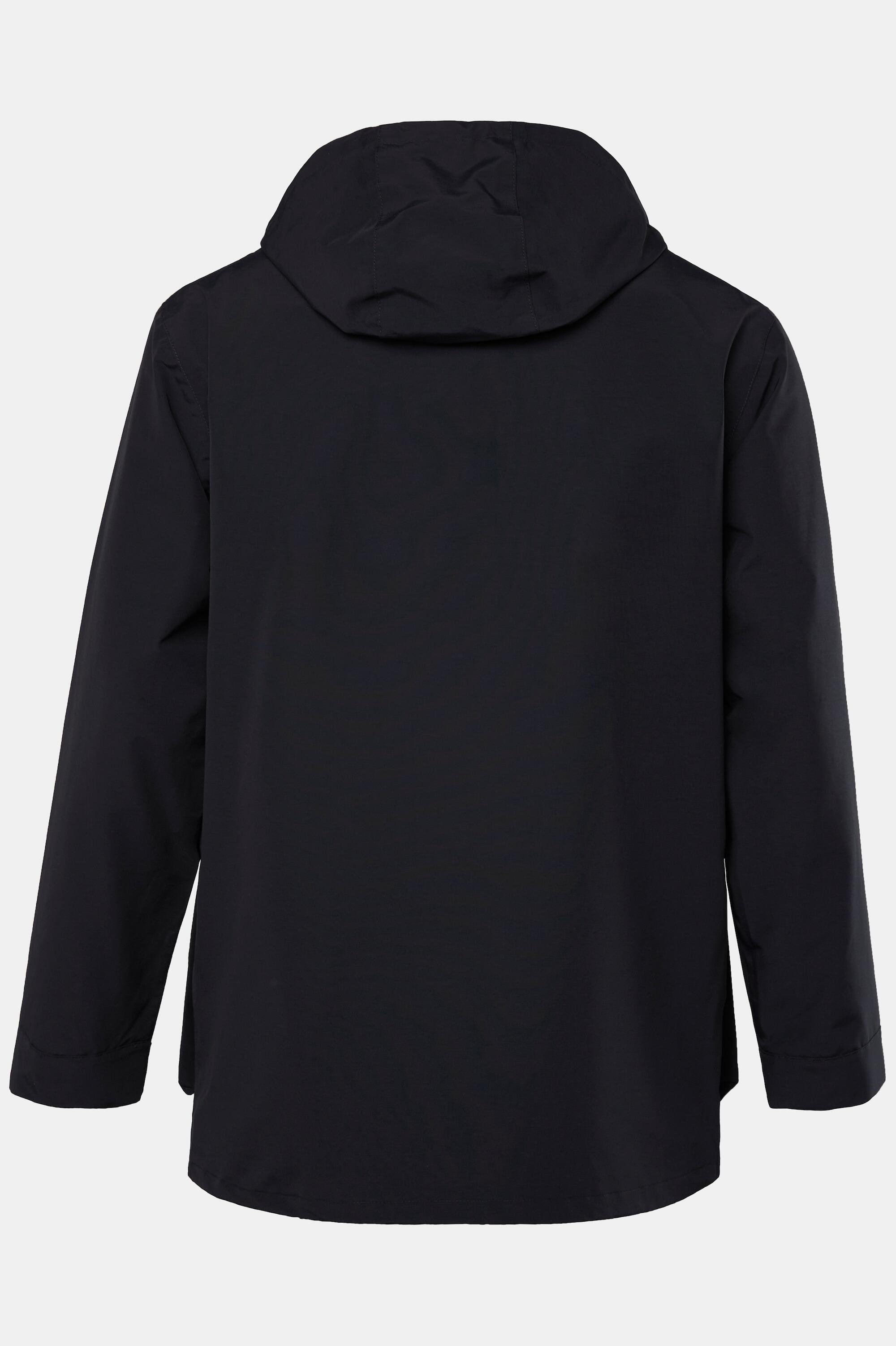Hommes Veste de pluie imperméable capuche et fermeture à glissière sous patte 5/6