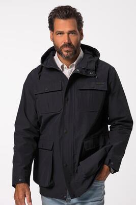 Heren regenjas waterdicht capuchon blinde rits tot 8xl