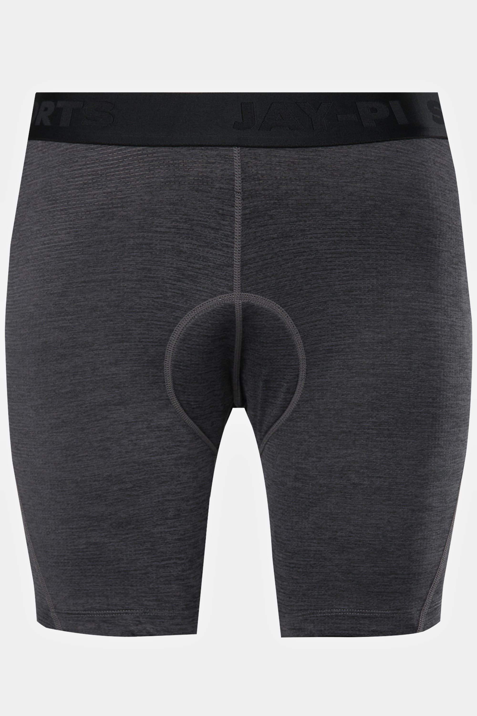 Herren Fahrradunterhose integriertes Sitzpolster 3/4