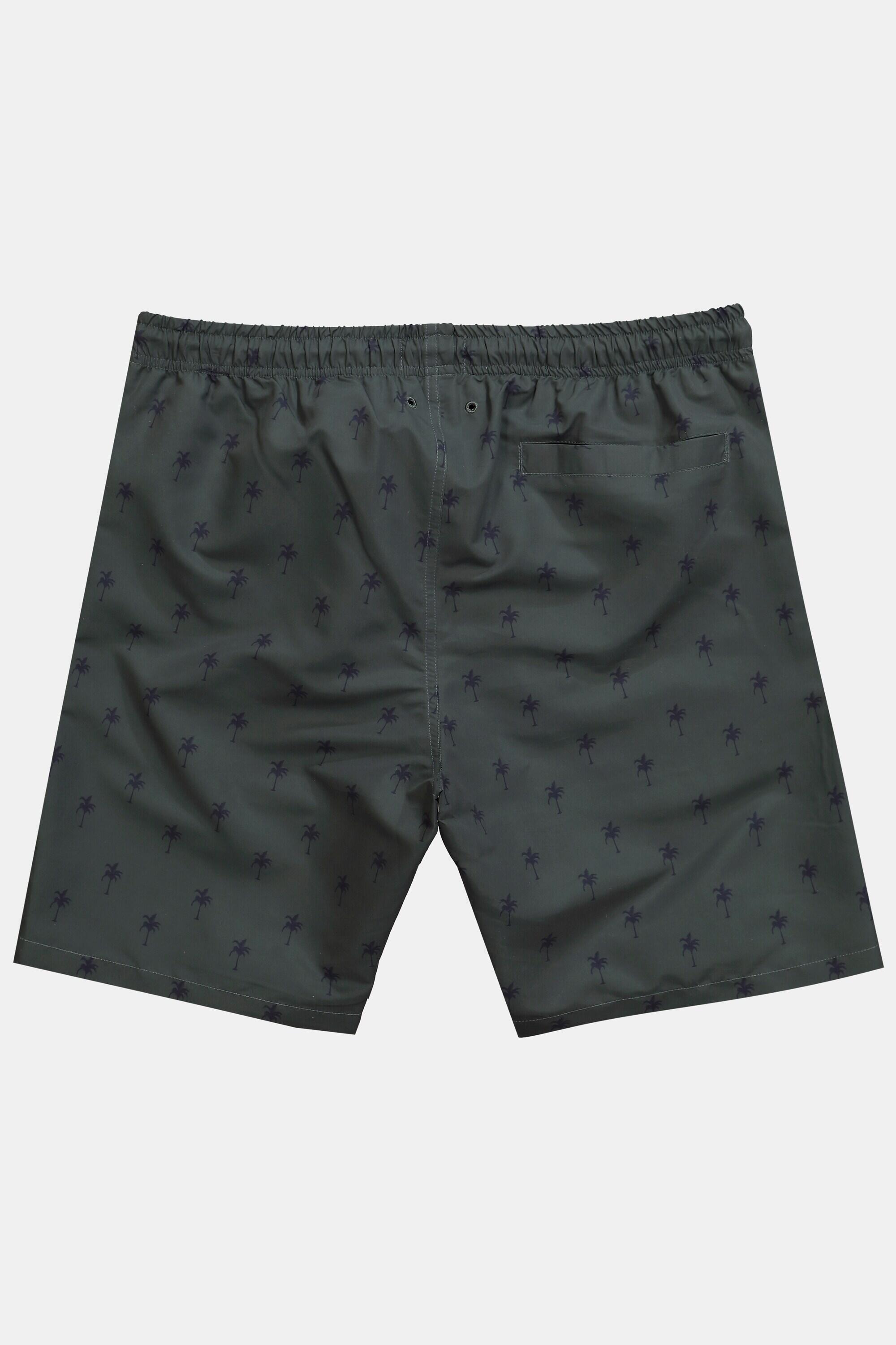Heren Zwemshorts beachwear elastische band minimalistische print 8/9