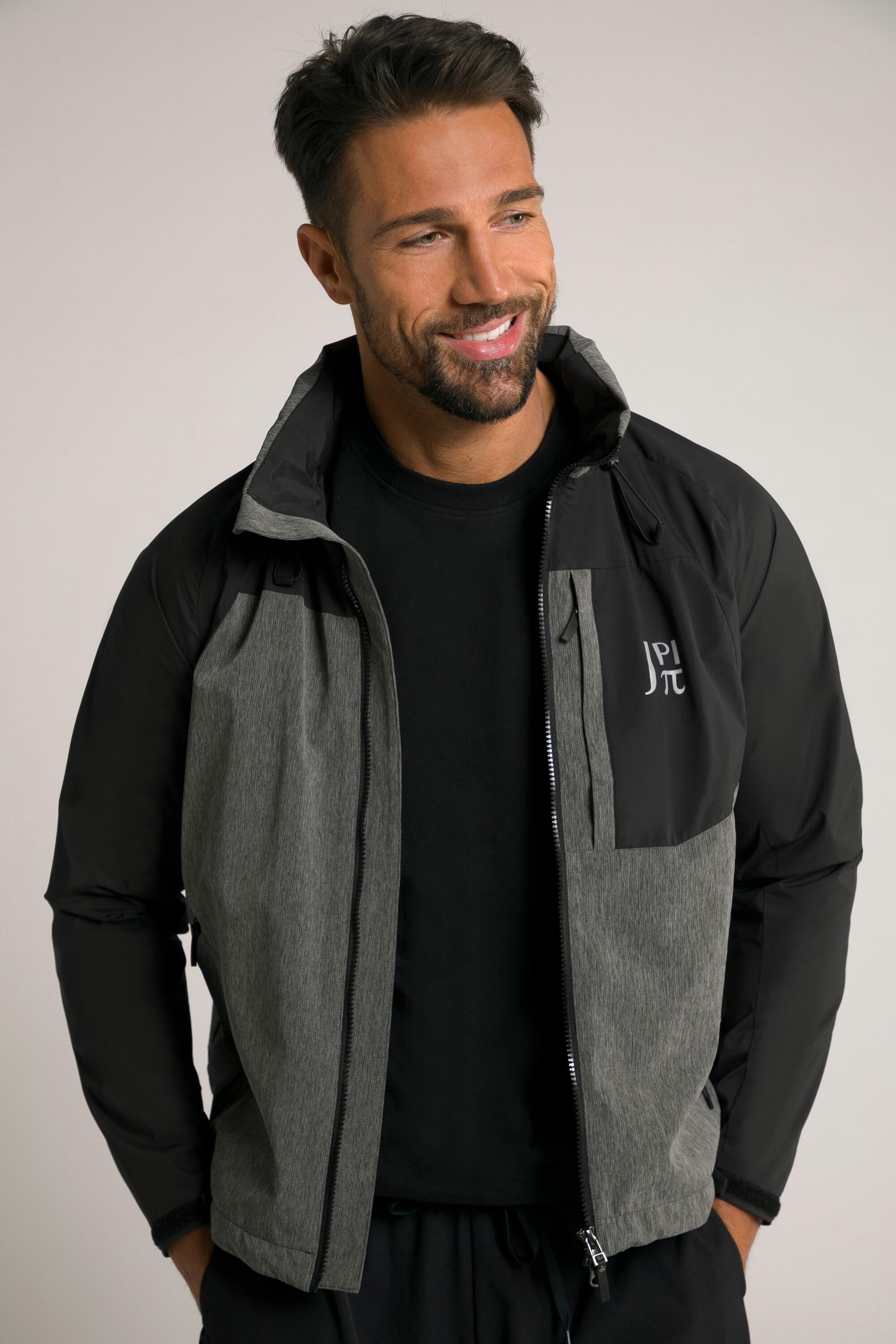 JAY-PI FLEXNAMIC® JAY-PI Men's Jacket black with Hooded Collar, Mesh Lining