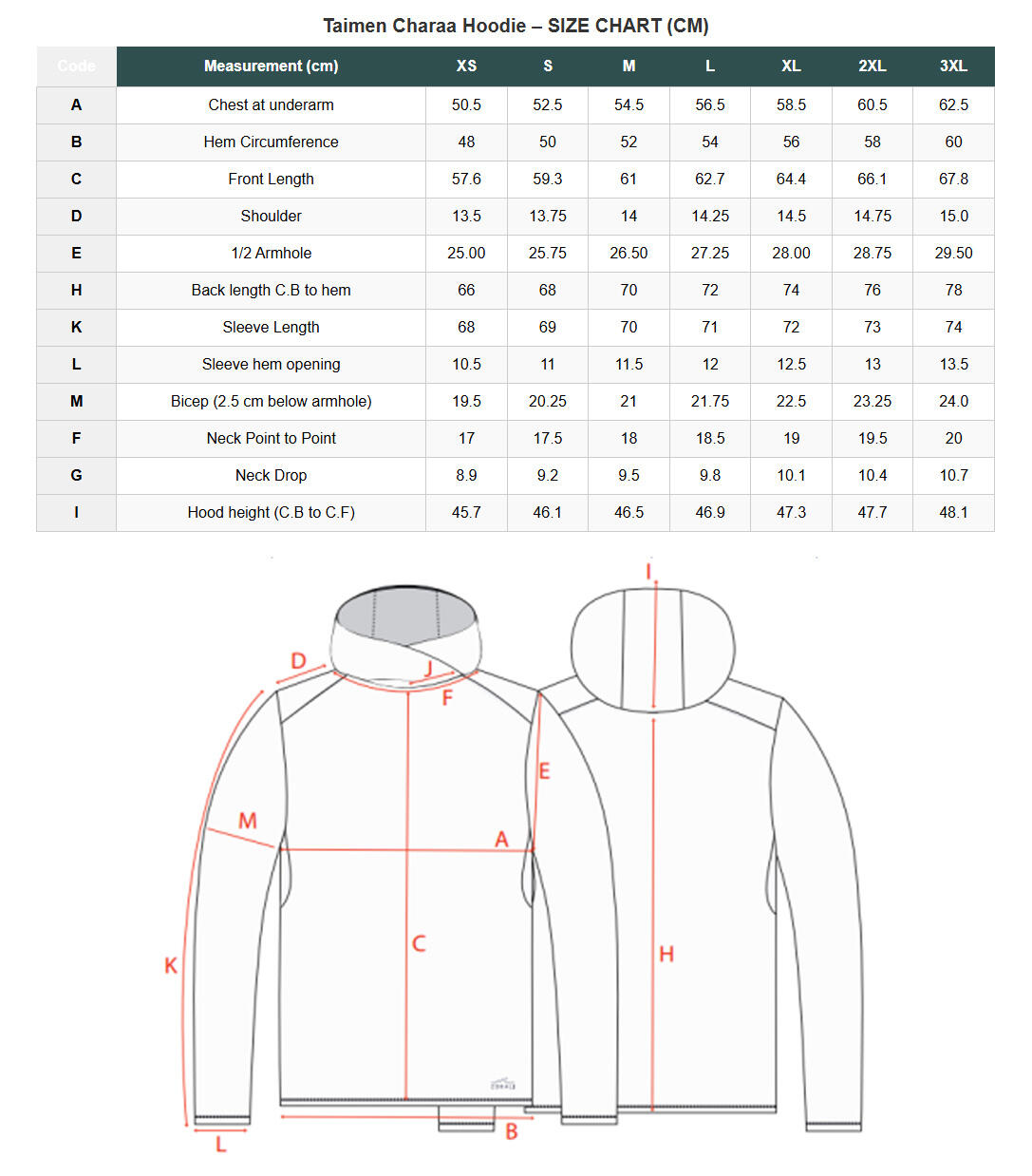 Taimen Charaa Hoodie - Brick Red 4/4