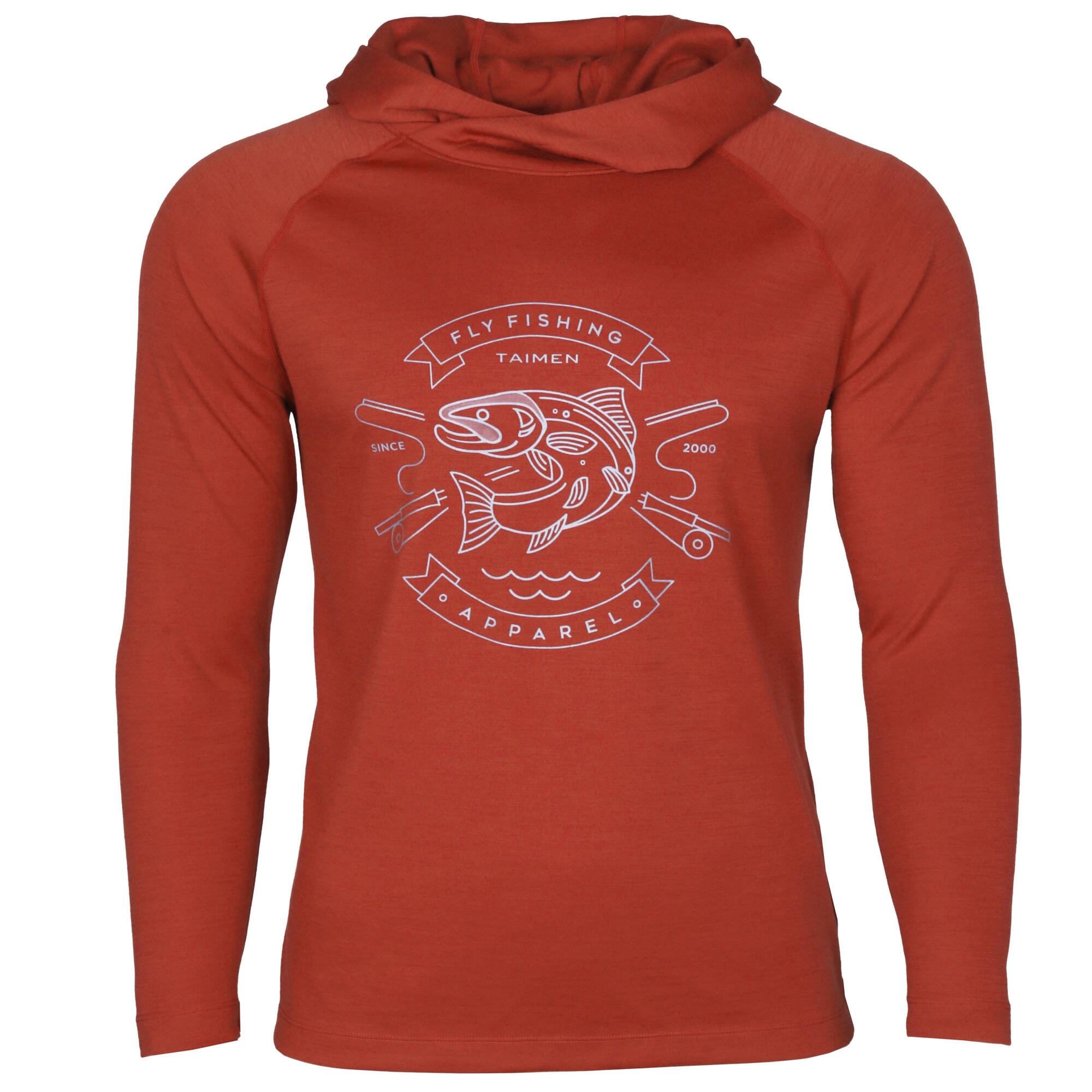 Taimen Charaa Hoodie - Brick Red 1/4