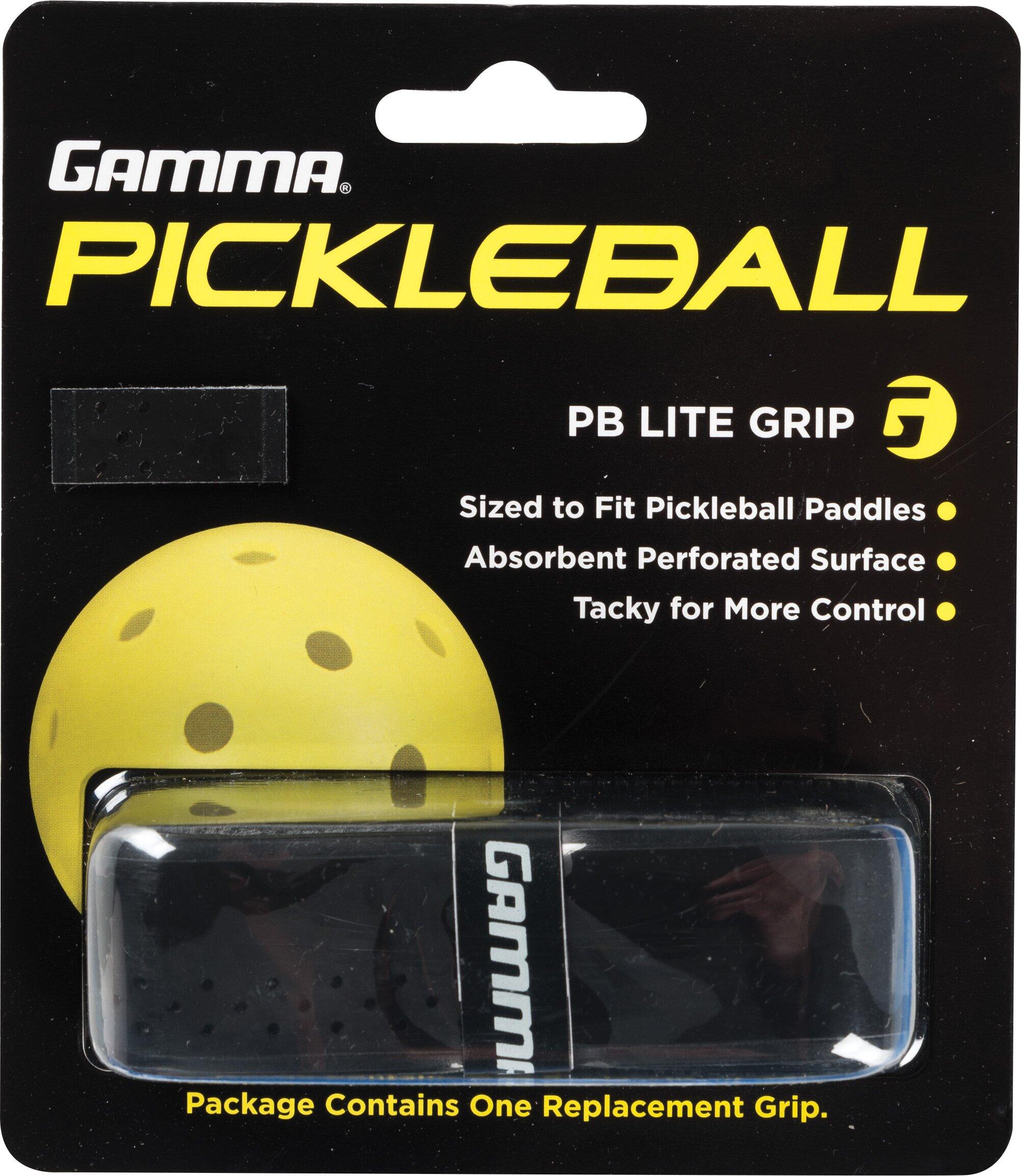 GAMMA Gamma APBLG10 Pickleball Lite Grip Black