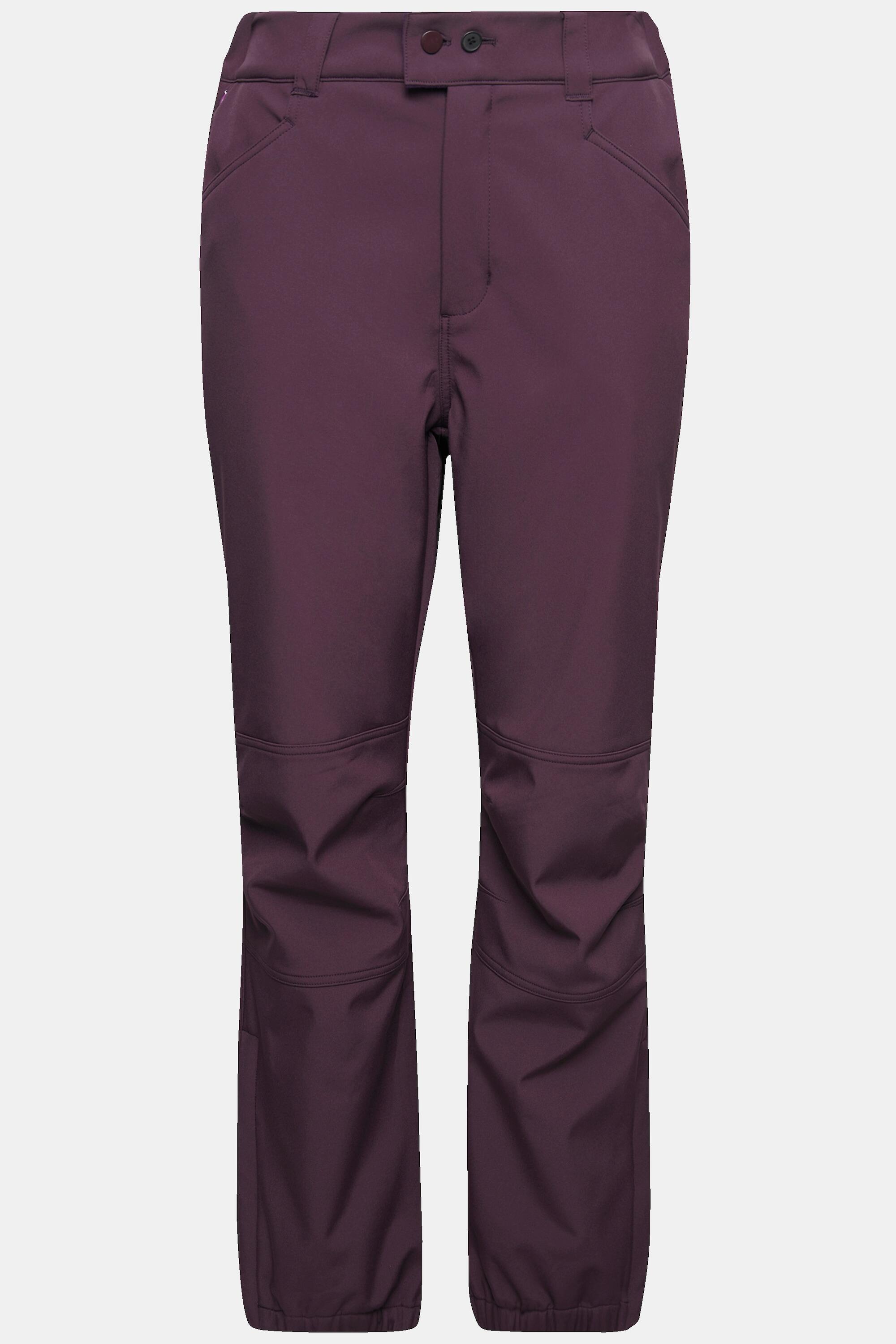 Femme Pantalon Softshell déperlant avec doublure en polaire et genoux préformés 5/5