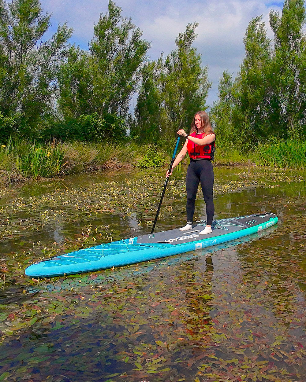 New Sprint 14' aufblasbares Paddleboard 2/6