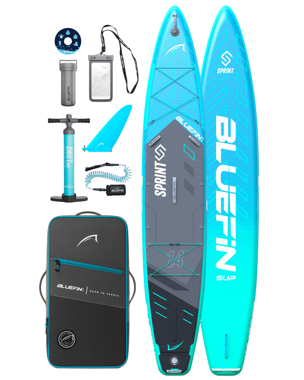 BLUEFIN SUP Prancha insuflável New Sprint 14'