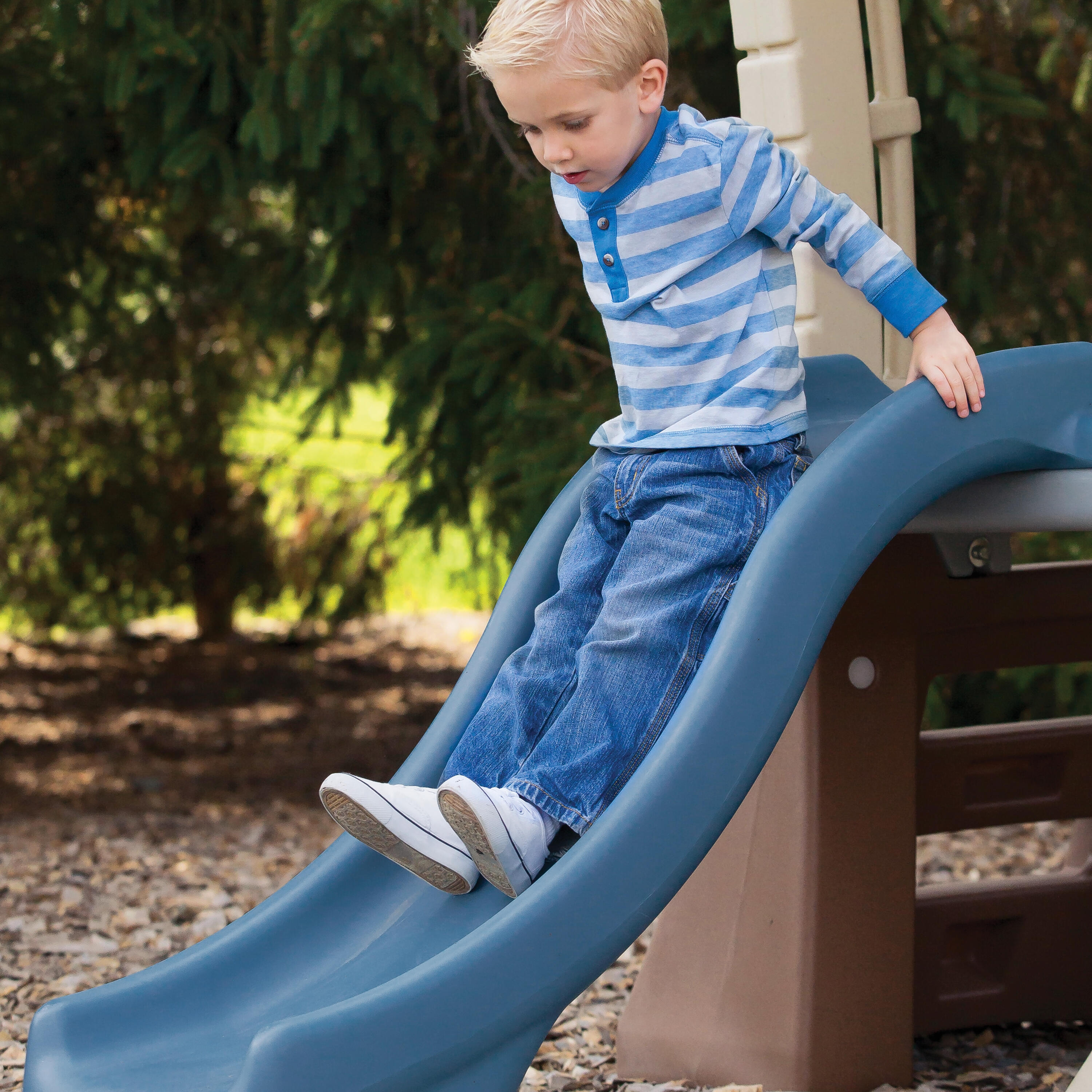 Aire de Jeux Enfant avec Toboggan & Balançoire, Play Up Gym 4/7