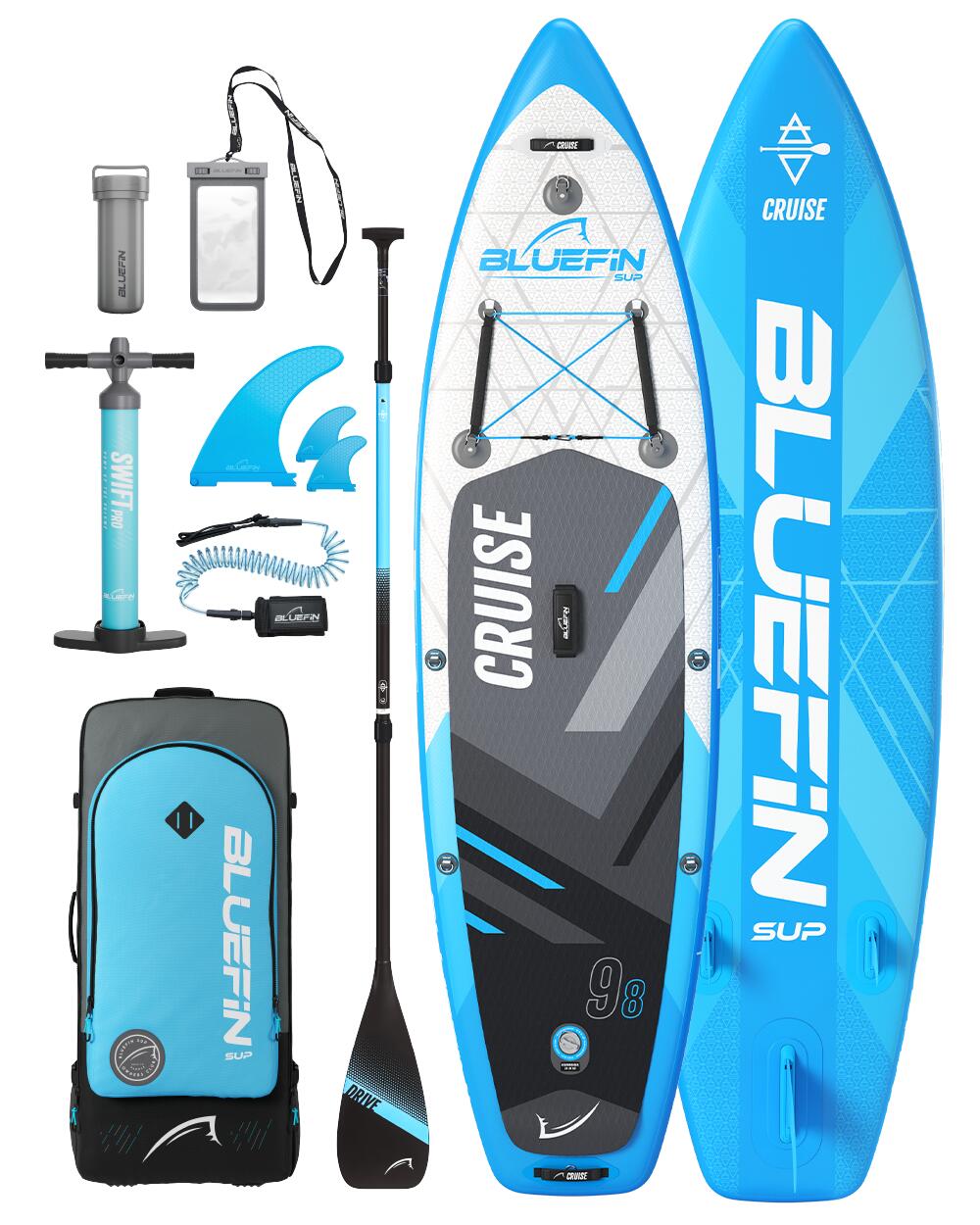 BLUEFIN SUP Prancha insuflável Premium Legacy Blue Cruise 9'8