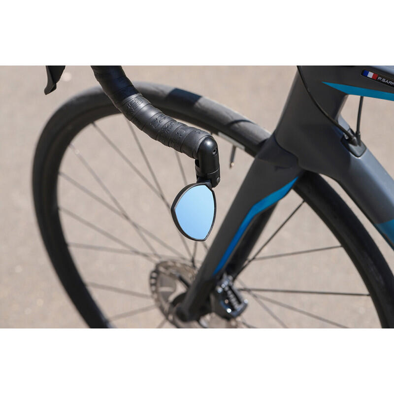 Links of rechts inklapbare fietsspiegel, stuurbevestiging Zefal spin 25 4/5