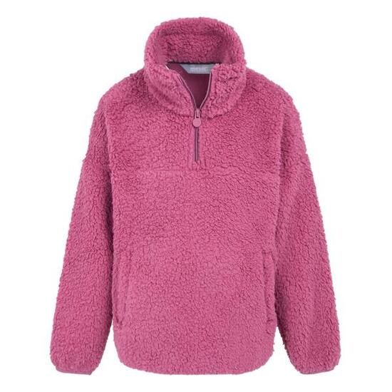 Felpa In Pile Mezza Cerniera Bambini Regatta Kaliza Violetto