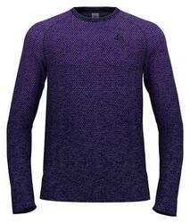 T-Shirt Manches Longues Odlo Essentials Seamless Bleu Foncé Homme