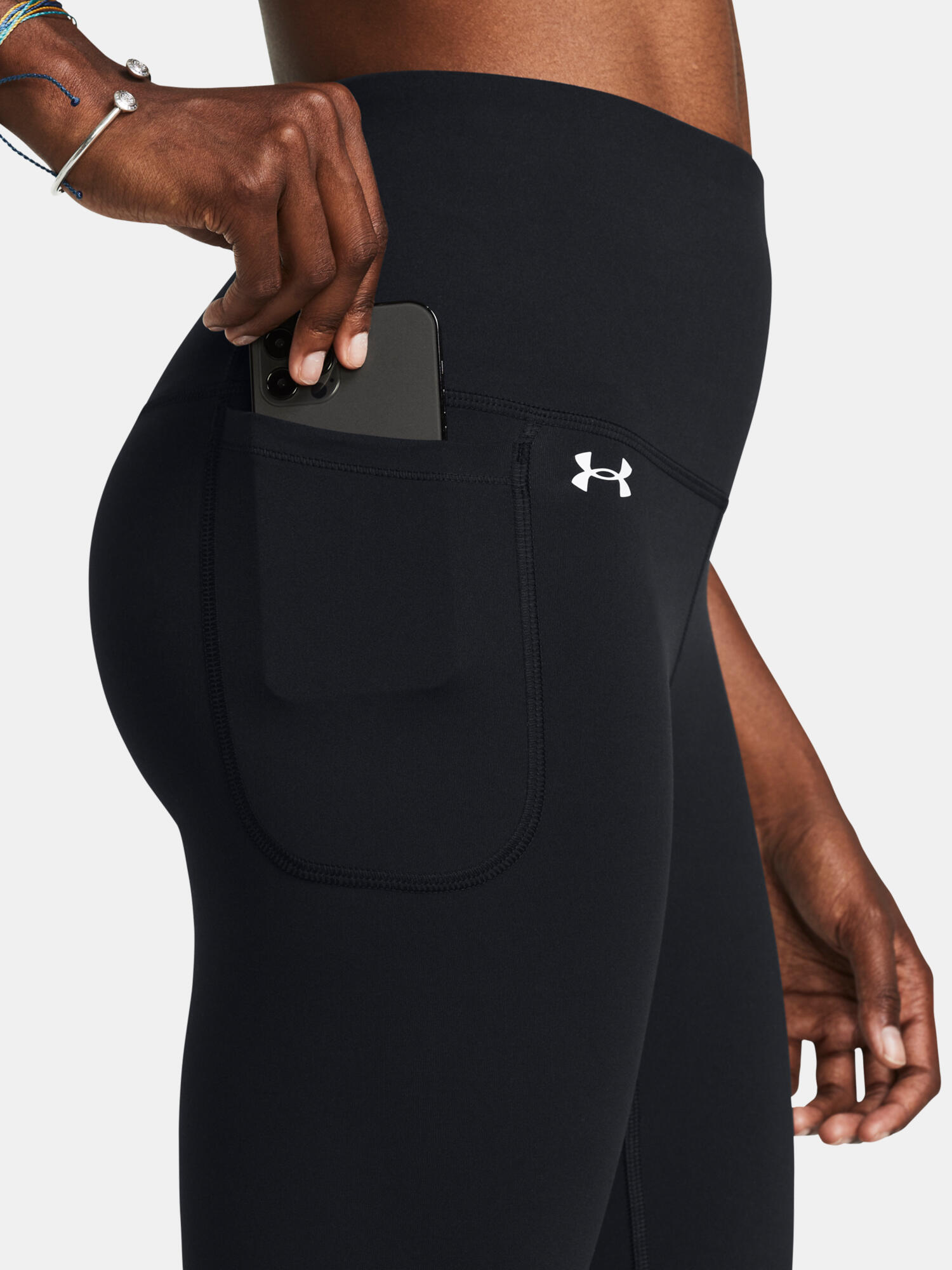Collant Long Under Armour Motion Noir Femme 6/6