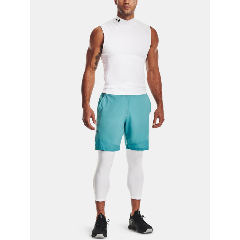 Colanți Fitness bărbați Hg Armour 3/4, Alb
