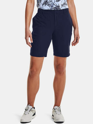 Under armour short links printed dames korte broek tropic meerkleurig