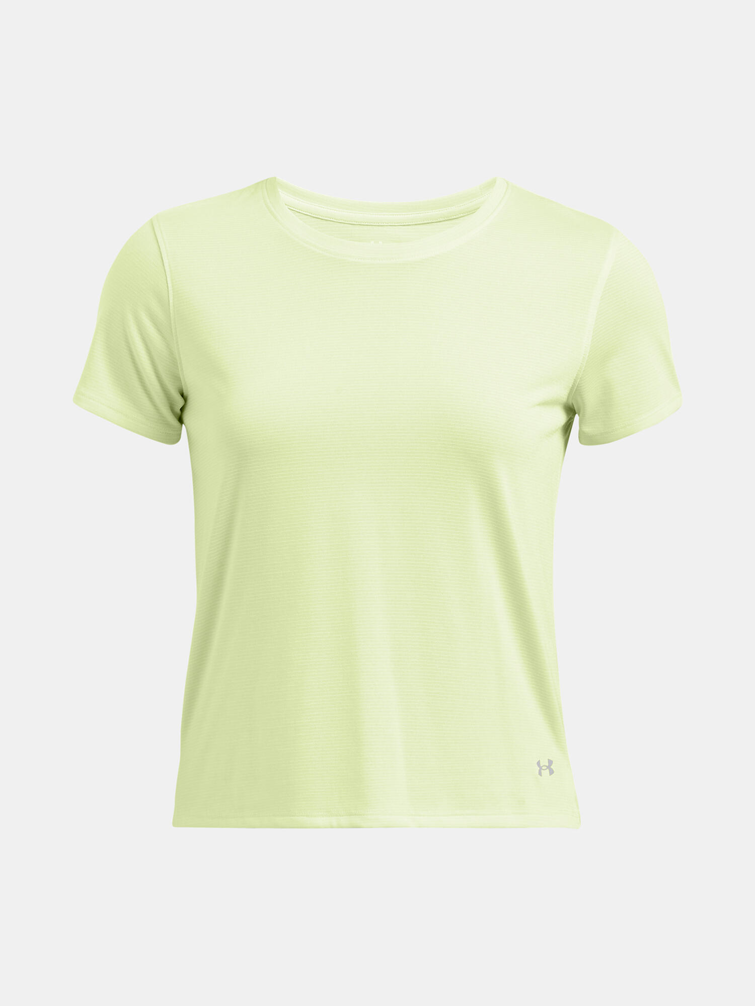 Maglia a maniche corte verde Under Armour Launch Run Donna 3/5