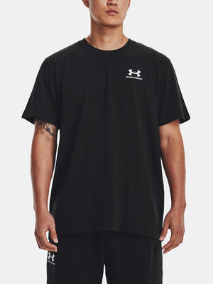 Under armour logo emb zwaargewicht heren-t-shirt