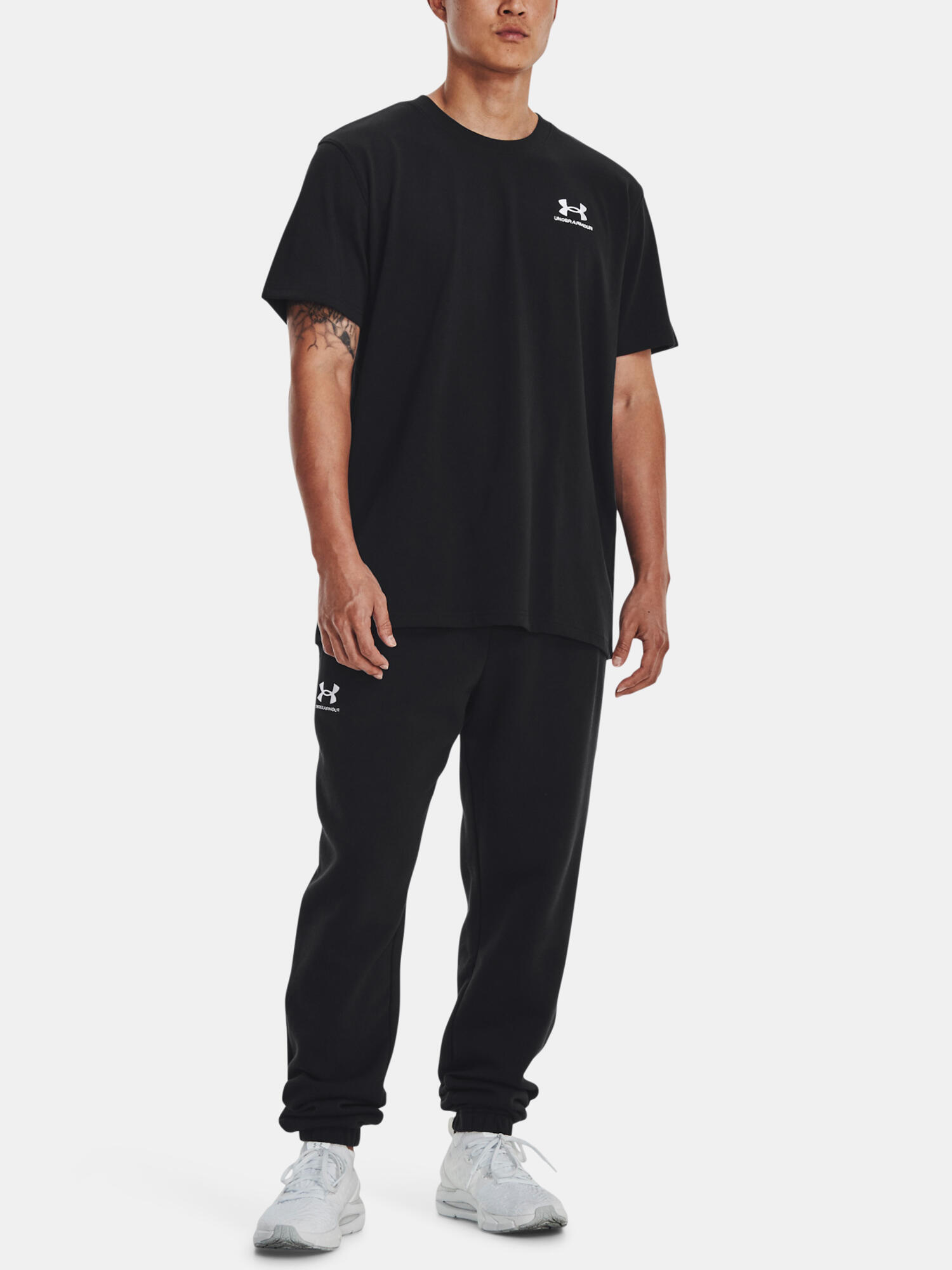 T-shirt Under Armour Logo Emb Heavyweight pour hommes 6/6