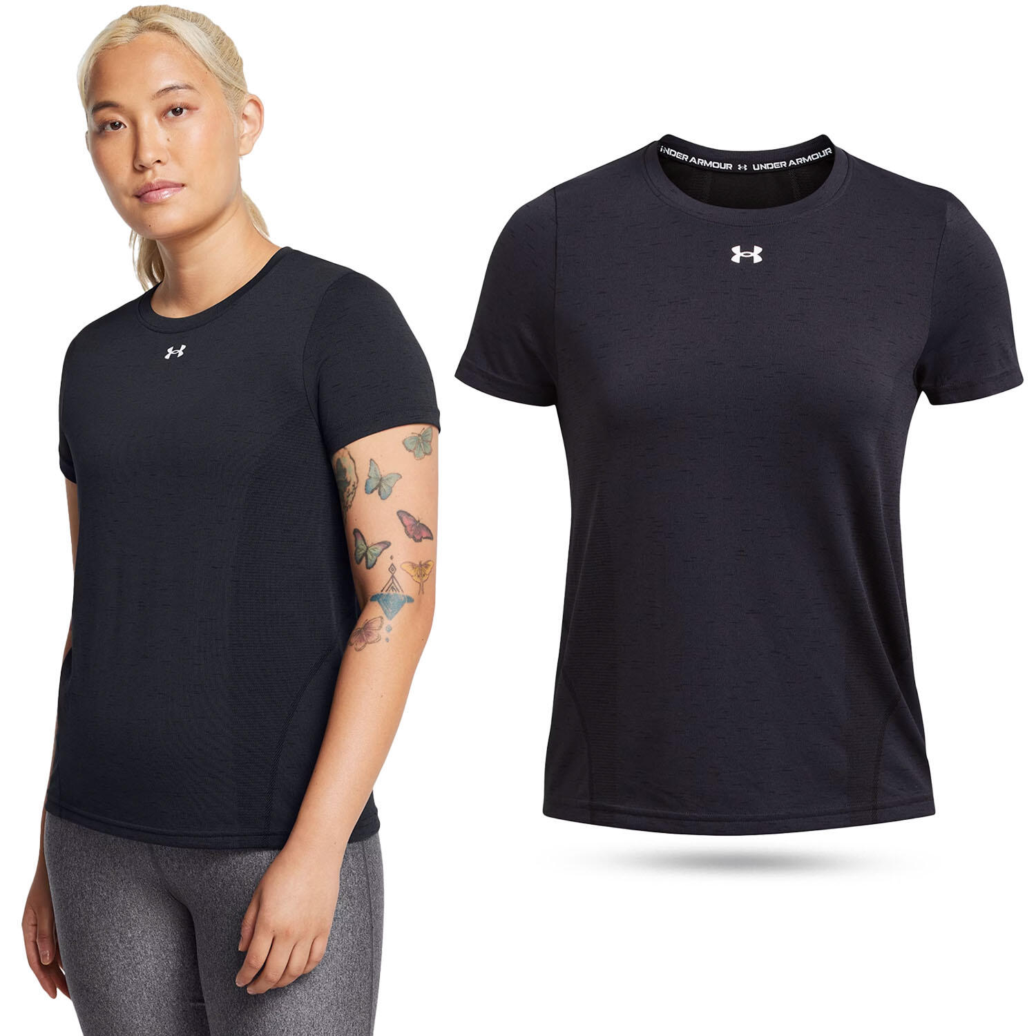 Under Armour - T-shirt De Training Femme Vanish Seamless Loose Under Armour - Maillot Manches Courtes - Noir - 36 Xs - Decathlon