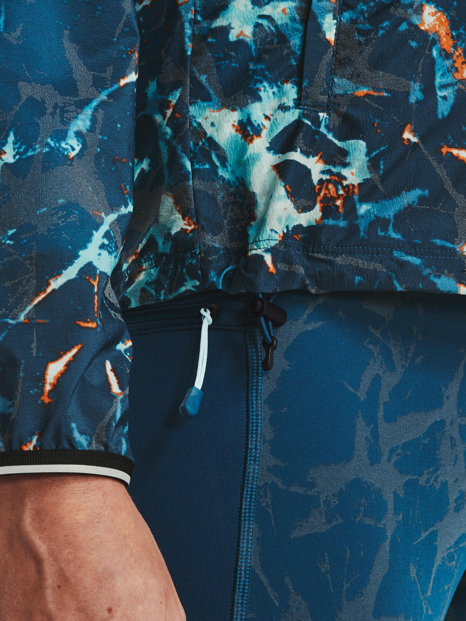 Laufjacke UA Storm Outrun Cold Jacket Damen - blau 6/7