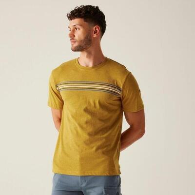 Regatta regatta t-shirts ravia heren mustard