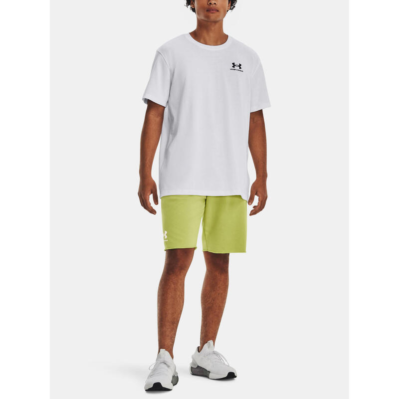 Tricou fitness bărbați Logo Emb Heavyweight alb