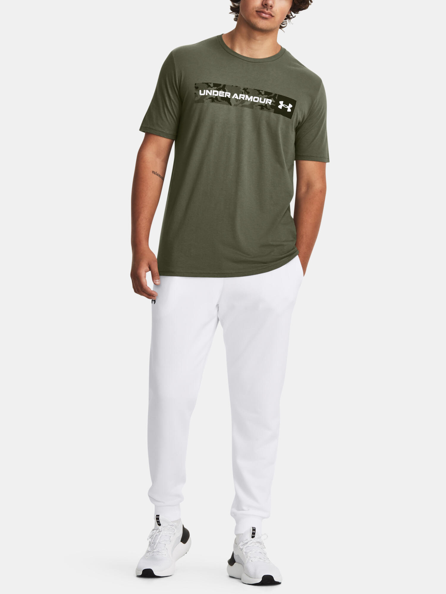 T-shirt Under Armour Camo Chest Stripe homme 6/6
