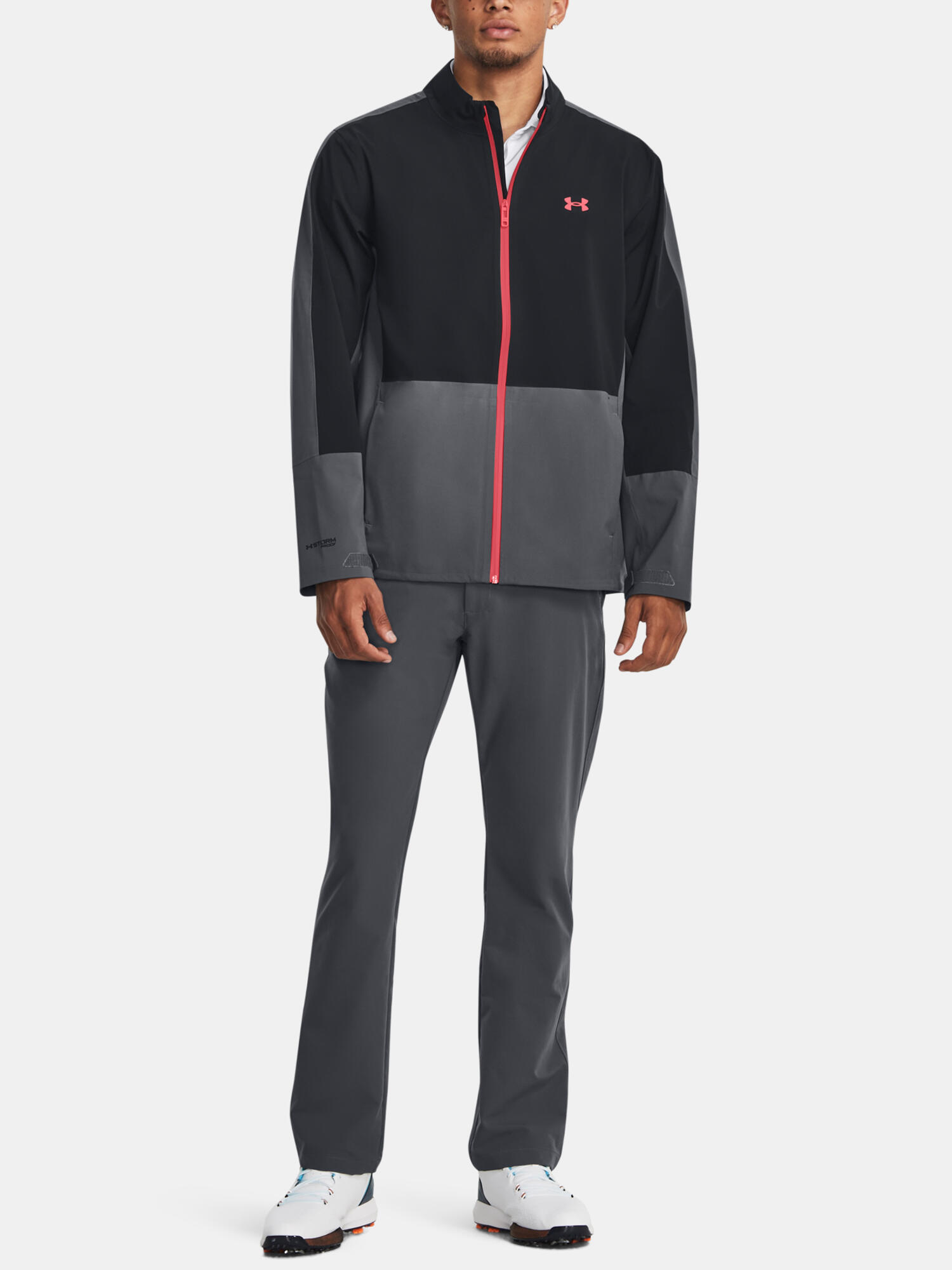 Veste Under Armour Stormproof 3.0 Noir/Gris/Rouge 6/6