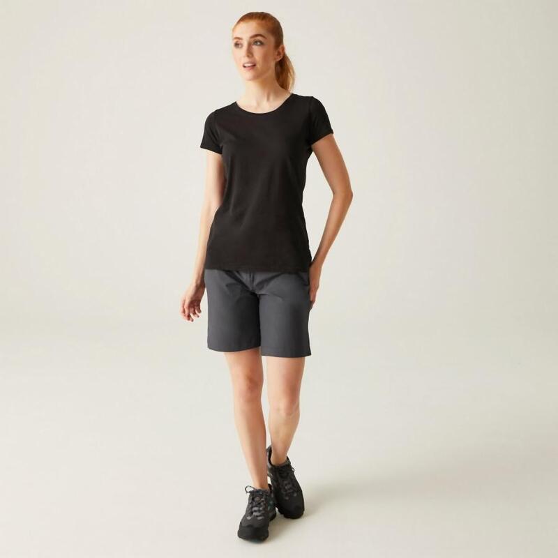 Outdoorhose Xert Stretch Shorts III Wandern/Outdoor/Trekking Damen Seal Grey