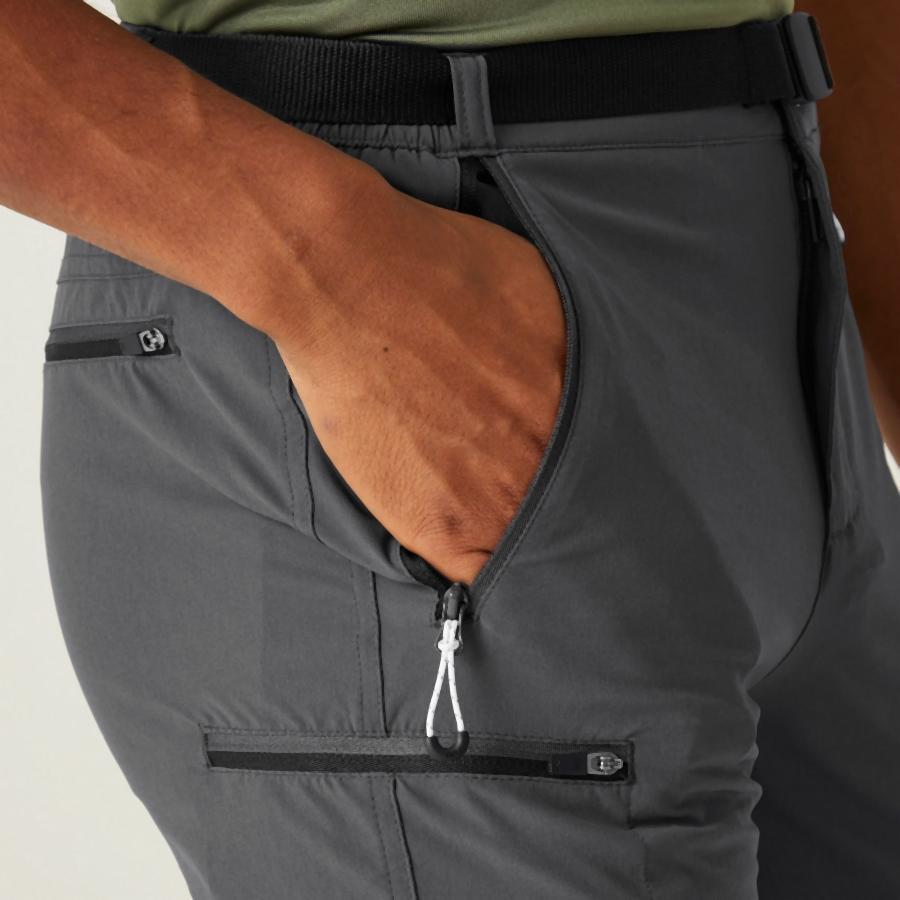 Pantalones capri cortos de senderismo Regatta Xert III 2/7