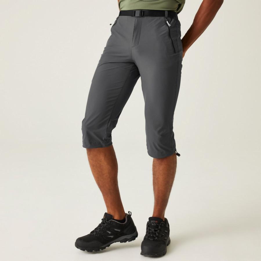 Wanderhose Xert Stretch Capri III Wandern/Outdoor/Trekking Herren Seal Grey
