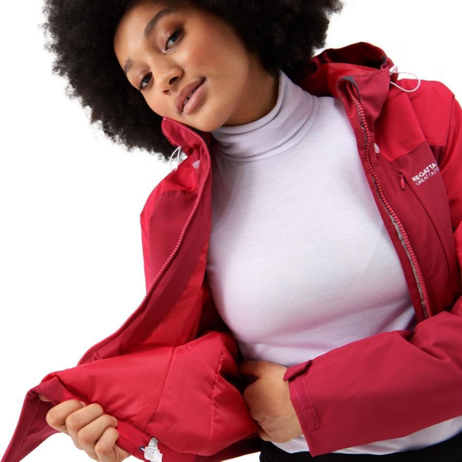 Chubasquero senderismo mujer impermeable transpirable Regatta Highton Stretch II 7/7