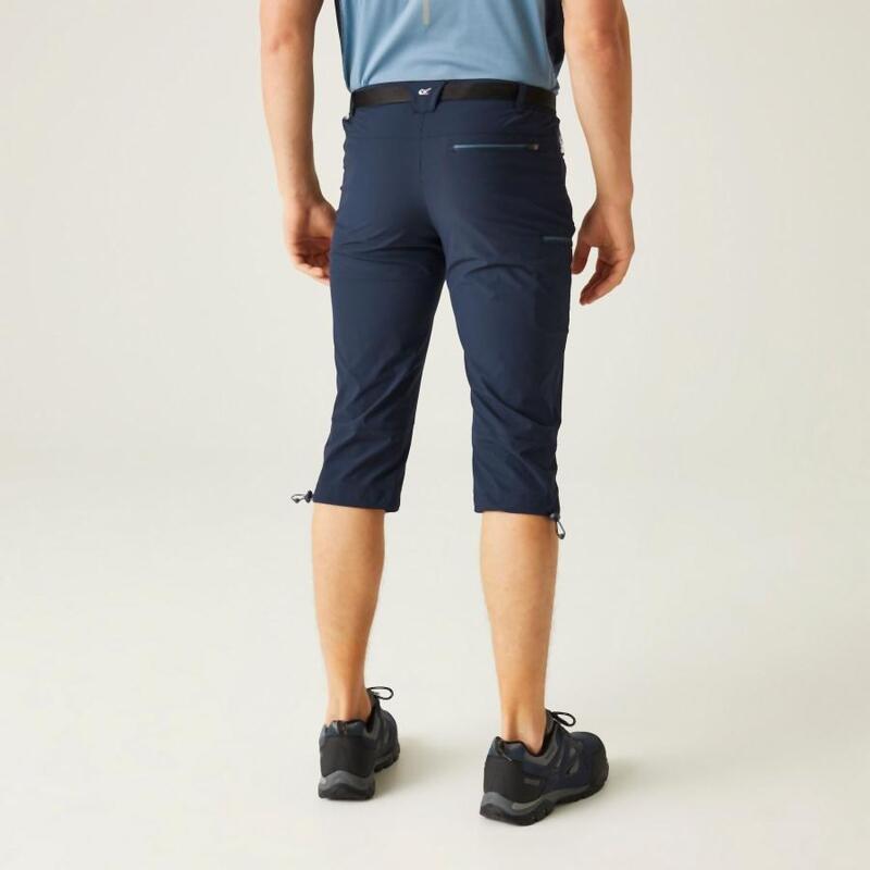 Wanderhose Xert Stretch Capri III Wandern/Outdoor/Trekking Herren Navy