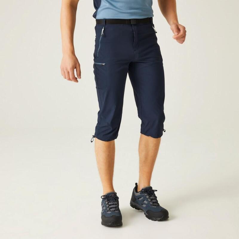 Wanderhose Xert Stretch Capri III Wandern/Outdoor/Trekking Herren Navy