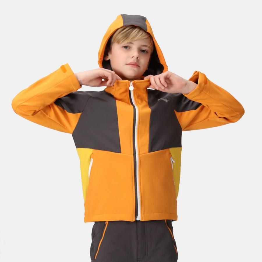 Regatta Softshelljacke Kinder mit Kapuze Haydenbury 7/7